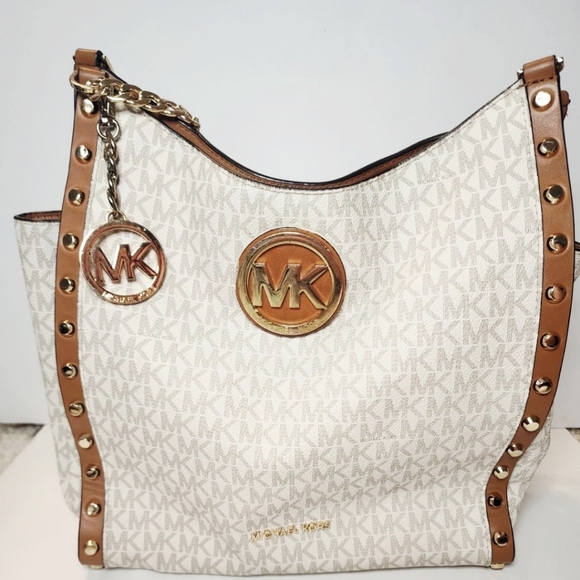 MICHAEL Michael Kors Newbury Medium Chain Shoulder Tote - Picture 1 of 6